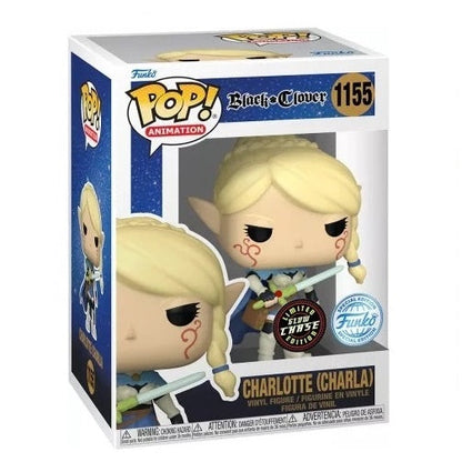 Funko Pop! Animation Black Clover – Charlotte Charla (1155) Chase Edition leuchtet im Dunkeln