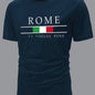 Men's Rome Printed T-Shirt for Summer Outdoor, Stylish Men's Crew Neck Tops, Gift for Men