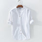 Camicia Coreana in Lino - Old Money®