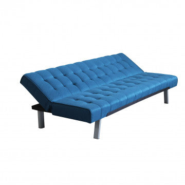 Divano Letto con Struttura in Metallo e Legno in due colori