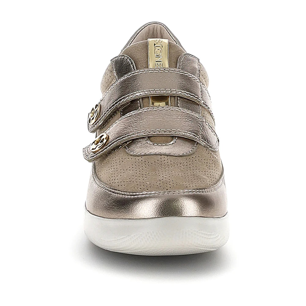 Stonefly Paseo 50 Donna Strappo Oro-Beige 223455-E1U – Scarpa Comfort Blusoft®