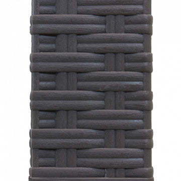 Tavolo Dallas 80 x 80 con Struttura in Plastica Stampata e Finitura Wicker
