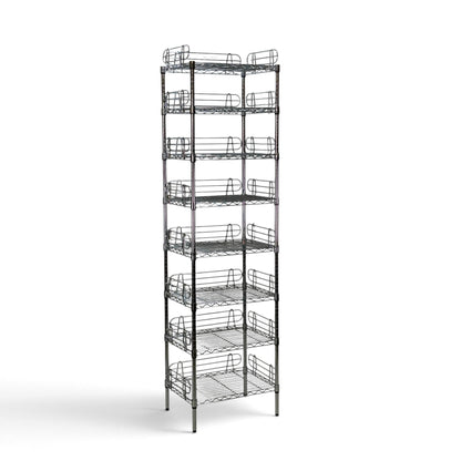 Scaffale Metallika H 252cm  – 8 Ripiani 60×45 cm