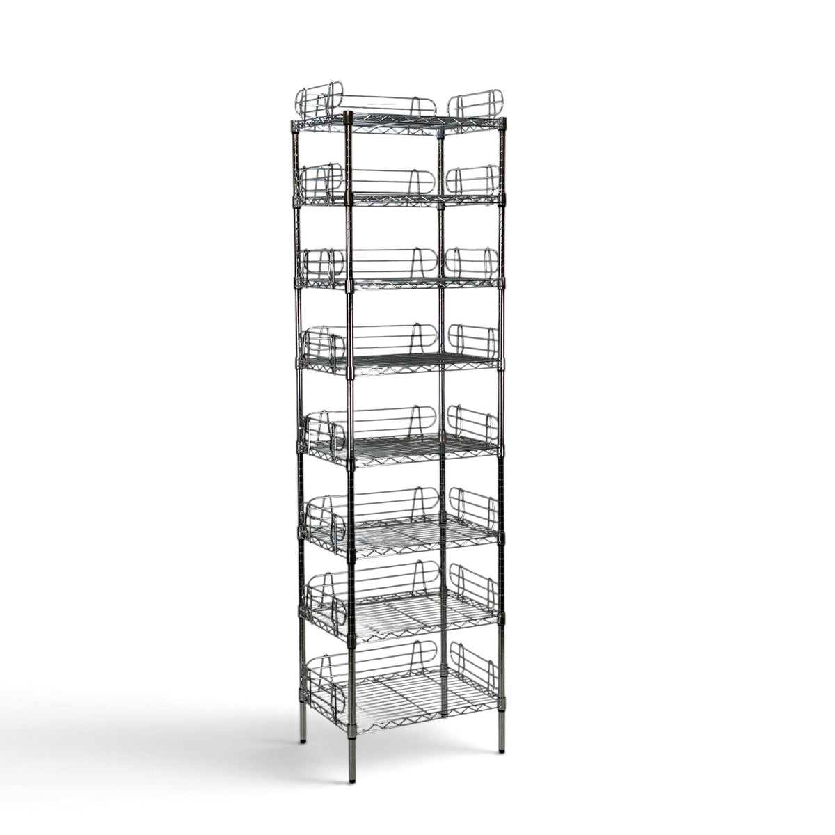 Scaffale Metallika H 222cm  – 8 Ripiani 60×45 cm