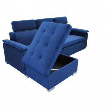 Divano componibile design moderno con chaise longue