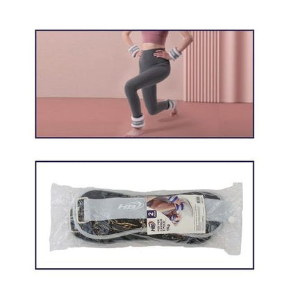 Coppia Pesi Per Caviglie/Polsi Sabbia Sport Fitness Cavigliere Da 1.5kg (3kg) Nr