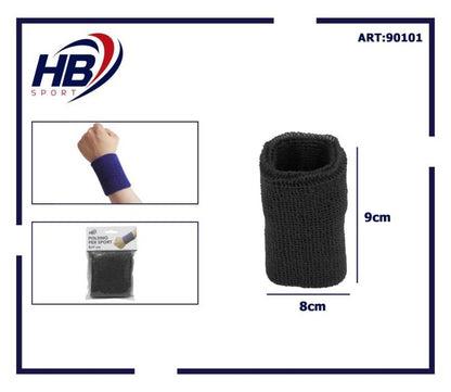 4er Set Schweißbänder, elastisch, aus Frottee, für Tennis/Sport, Fitnessstudio, Armband aus Baumwolle