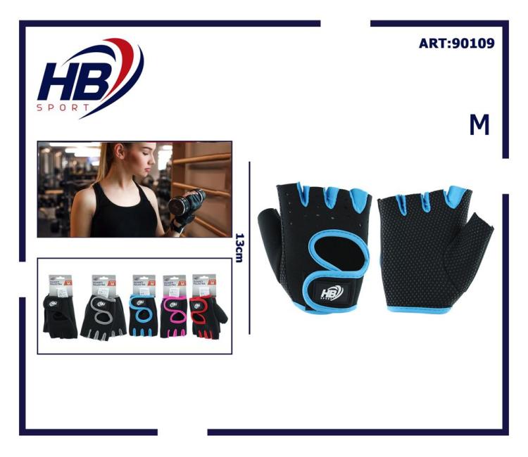 Guantini Allenamento Sollevamento Pesi Guanti Donna Palestra Fitness Colori Tg.M