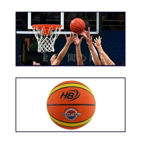 Basketball Ball Basketball Ball Größe 7 Offiziell Orange/Gelb