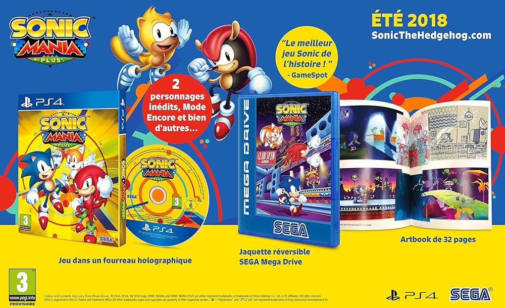 Sonic Mania Plus Nintendo Switch Deutsch Videospiel Neu EU Versiegelt