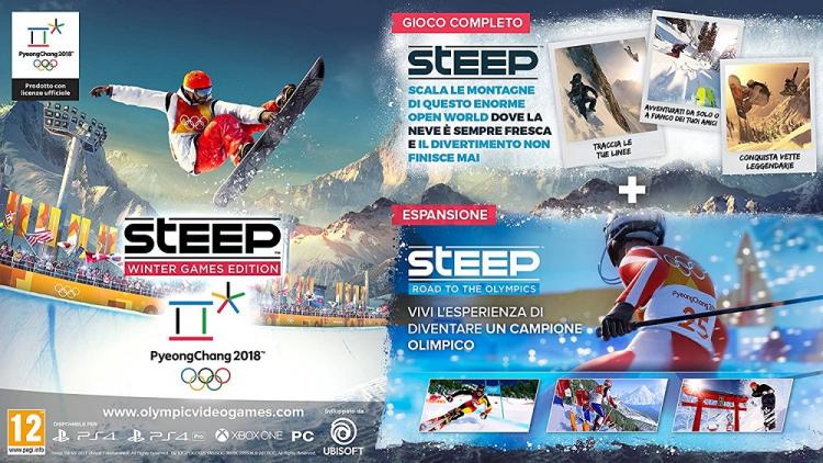 Steep - Winter Games Edition Videospiel PS4 Skifahren Italienisch PlayStation 4 Neu