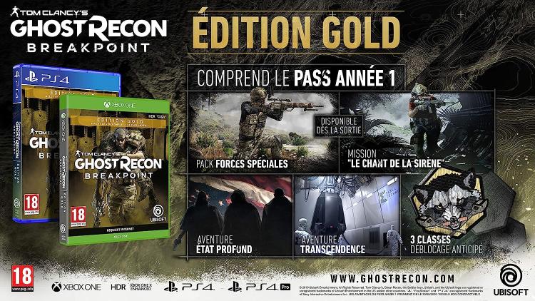 Tom Clancy'S Ghost Recon Breakpoint - Gold Edition PS4 Italian Game EU New
