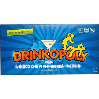 ASMODEE DRINKOPOLI GESELLSCHAFTSSPIEL FÜR ERWACHSENE 1-69 SPIELER 18+ PARTY ITALIENISCH