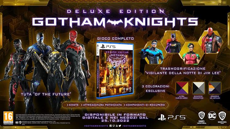 Gotham Knights Deluxe Edition PS5 Neues Spiel Deutsch Playstation 5 Versiegelt