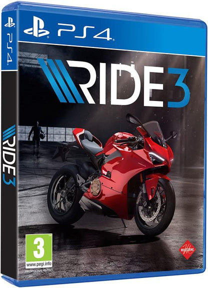 Ride 3 PS4 Offizielles Videospiel Italienisch Straßenmotorrad-Rennspiel MotoGP Neu Naked