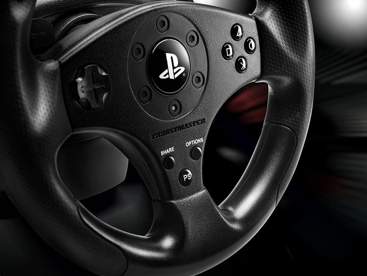 Thrustmaster T80 Lenkrad und Pedale Rennlenkrad Pedalset PS4 PS3 PC USB