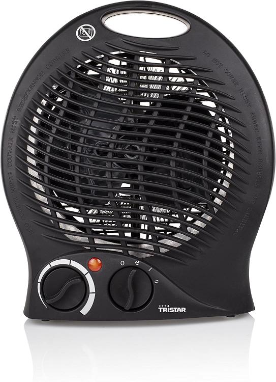 Tristar Heizlüfter Elektrisch Badezimmerheizung 3 Geschwindigkeiten Heizgerät Heizung Schwarz