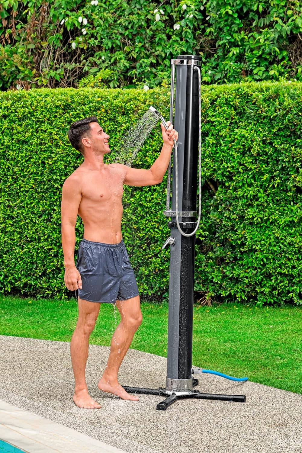 Doccia Solare 35L Bestway SolarFlow - Soffione Regolabile e Portaoggetti