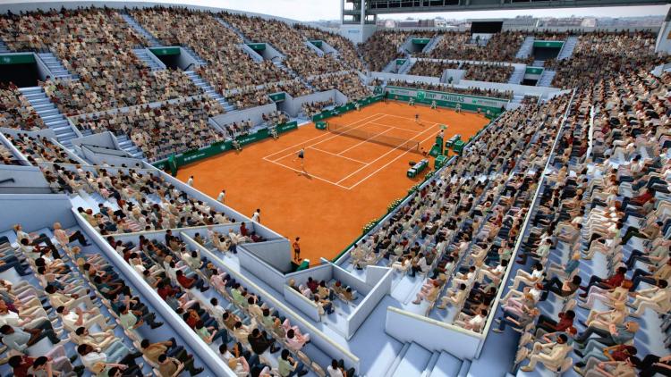 Tennis World Tour - Roland Garros Edition Ps4 Spiel Italienisch Mehrsprachig Neu