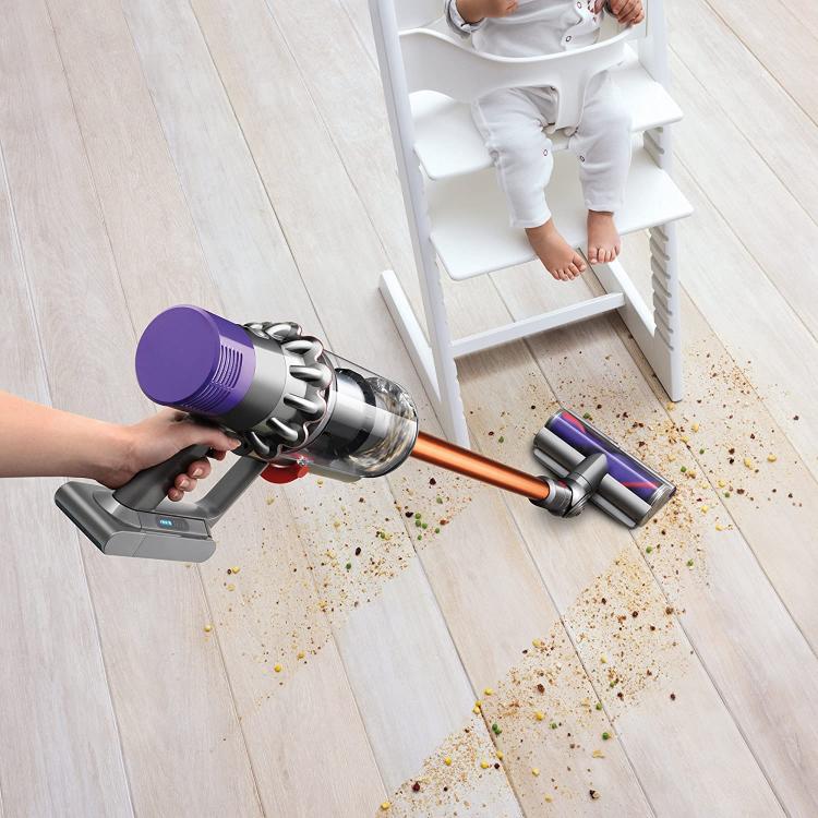 ASPIRAPOLVERE DYSON SENZA FILI CYCLONE V10 ABSOLUTE SPAZZOLA SPORCO DIFFICILE