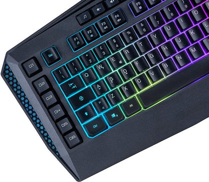 Nacon Gaming-Tastatur LED CL-210 PC Windows RGB 6 programmierbare Makrotasten USB