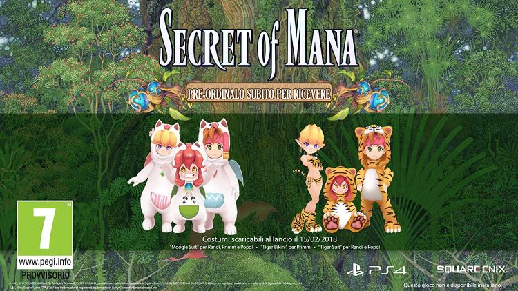 Secret Of Mana PS4 Videospiel EU Playstation 4 Neues Spiel Mehrsprachig UK