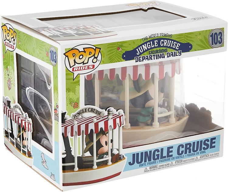 Funko Pop! Rides Skipper Mickey Mouse Jungle Cruise mit Boot (103) Vinylfigur