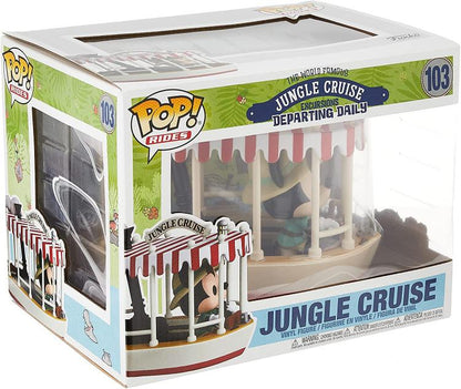 Funko Pop! Rides Skipper Mickey Mouse Jungle Cruise mit Boot (103) Vinylfigur