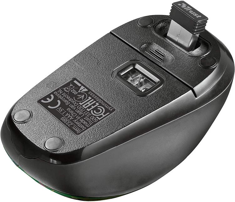 Trust kabellose optische Maus Yvitoucan Tropical Green 1600 dpi USB schnurlos dpi