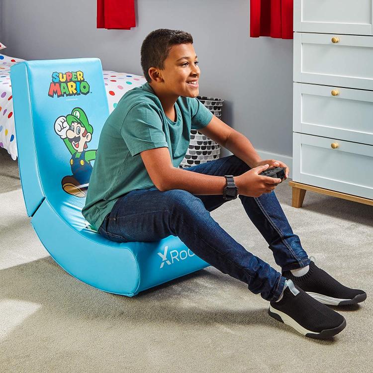 X Rocker Nintendo Super Mario All-Star Luigi Gaming-Stuhl, klappbar