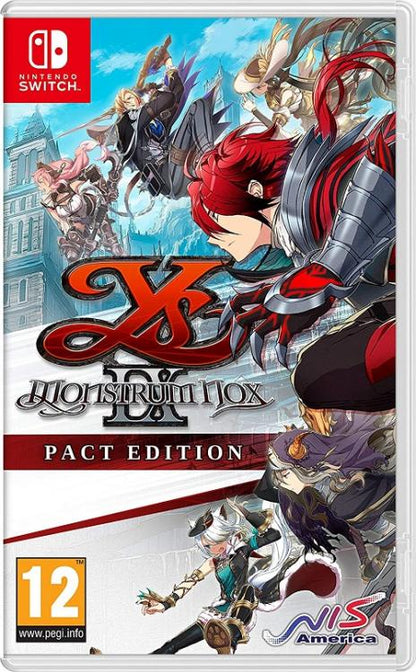 Ys Ix Monstrum Nox Pact Edition Nintendo Switch Videogioco Nuovo Italiano Gioco