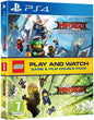 Lego The Ninjago Double Pack Video Game Ps4 + Marvel Movie Blu Ray New