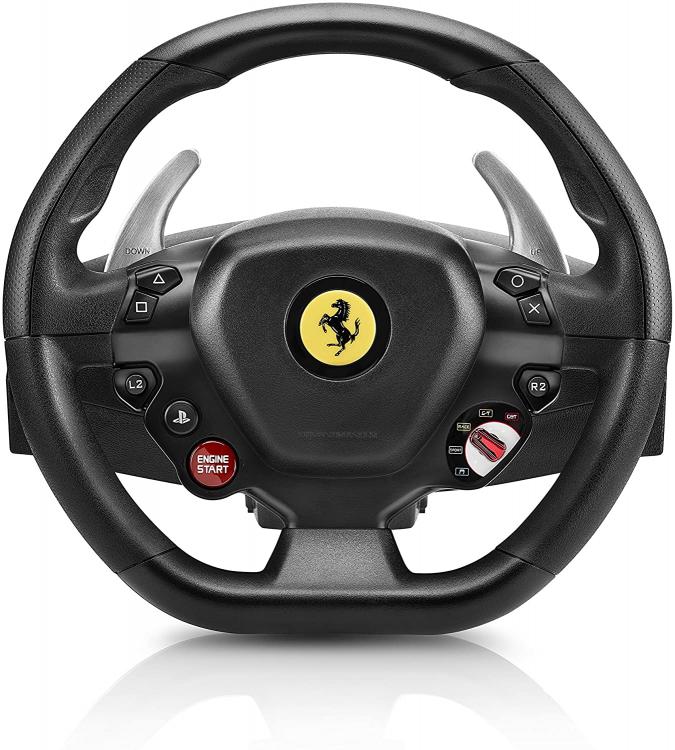 Thrustmaster Lenkrad T80 Ferrari 488 GTB Edition + Pedale PS5/PS4 PC Neu