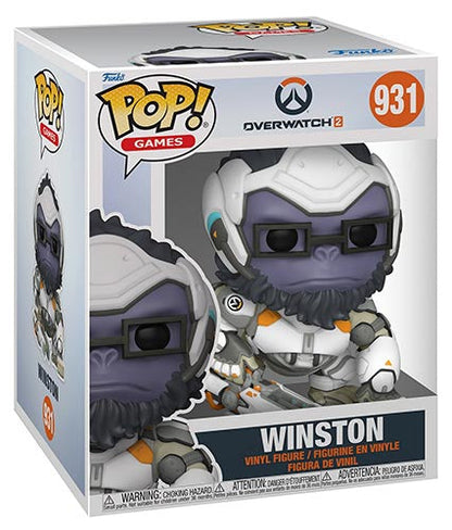 Funko Pop! Games Deluxe Overwatch 2 - (931) Winston Videospiel-Figur 9 cm