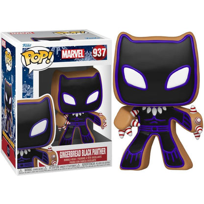 Funko Pop! Marvel Holiday – (937) Lebkuchen Black Panther Figur 9 cm