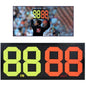Football Sport Board Substitutions Changes Referee Table 4-Digit Double-Sided