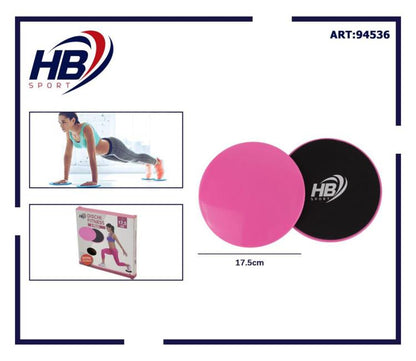 Gleitdiscs Pilates Fitness Yoga Slider Gleitdisc Boden Pink