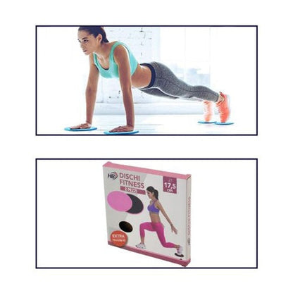 Dischi Di Scorrimento Pilates Fitness Yoga Slider Disco Scorrevole Pavimento Azz