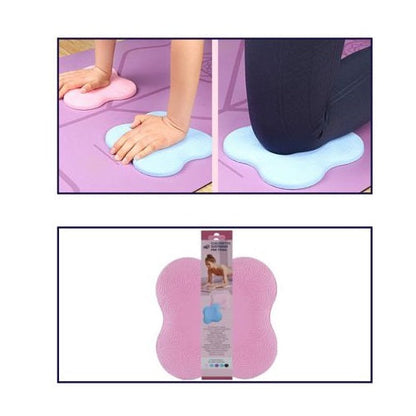 YOGA-UNTERSTÜTZUNGSKISSEN KNIEKISSEN HÄNDE HANDGELENKE FITNESS PILATES ROSA