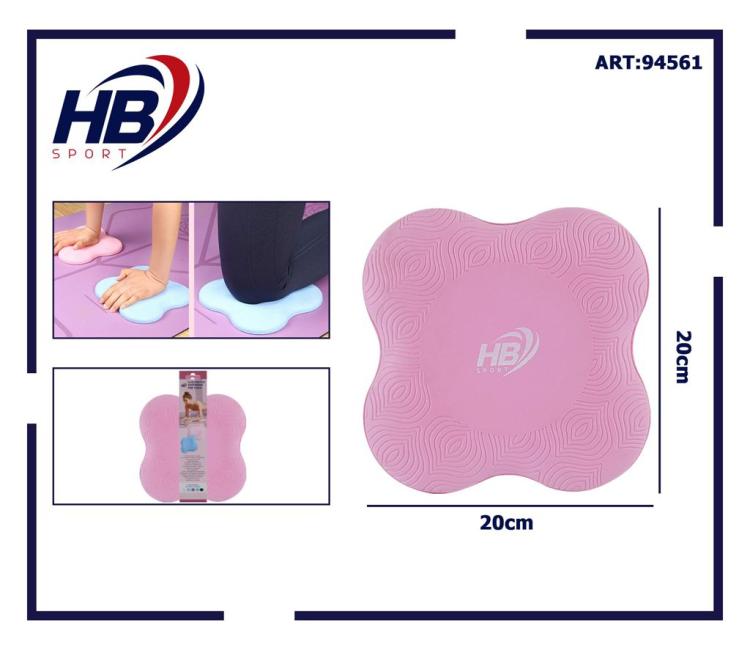 YOGA-UNTERSTÜTZUNGSKISSEN KNIEKISSEN HÄNDE HANDGELENKE FITNESS PILATES ROSA