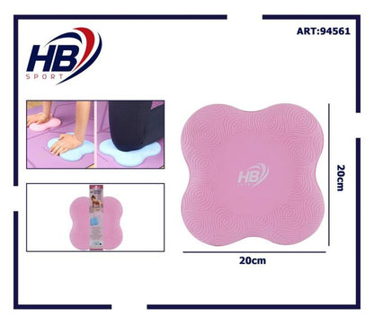 YOGA-UNTERSTÜTZUNGSKISSEN KNIEKISSEN HÄNDE HANDGELENKE FITNESS PILATES ROSA