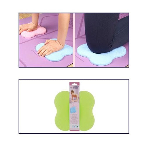 YOGA-UNTERSTÜTZUNGSKISSEN KNIEKISSEN HÄNDE HANDGELENKE FITNESS PILATES GRÜN