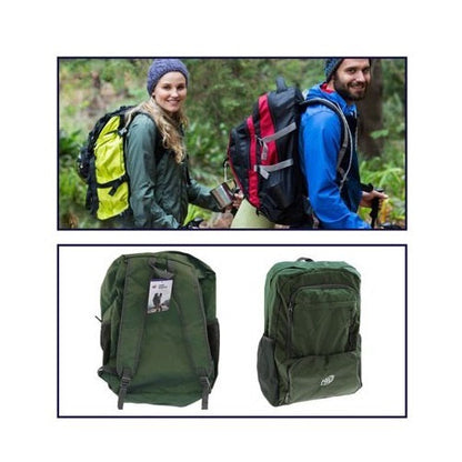 Multi-Pocket Rucksack für Damen und Herren, große Tasche, Reisen, Sport, Schule, Arbeit, PC | Grün