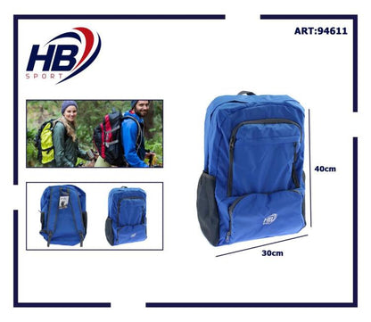 Multifunktionsrucksack Herren Damen Großtasche Reisen Sport Schule Arbeit Laptop | Blau