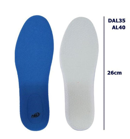 Hb Einlegesohlen Fußbett Damen PU-Gummi Stoßdämpfend Memory Arbeits Sportschuhe Bequem
