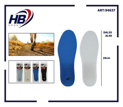Hb Einlegesohlen Fußbett Damen PU-Gummi Stoßdämpfend Memory Arbeits Sportschuhe Bequem