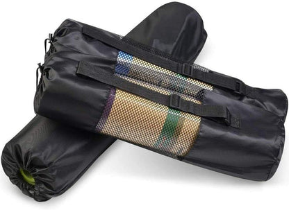 Hb Borsa Regolabile Per Tappetino Yoga/Pilates/Fitness Sacca Rete Impermeabile