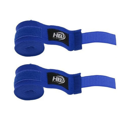 PAAR BOXBANDAGEN UNTERHANDSCHUHE BANDAGE KICKBOXEN MMA BOXEN BLAU