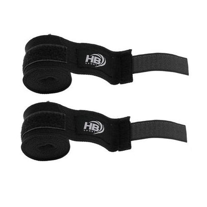 PAAR BOXBANDAGEN UNTERZIEHHANDSCHUHE VERBAND KICKBOXEN MMA BOXEN SCHWARZ