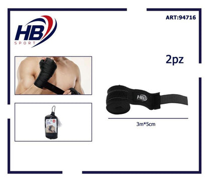 PAAR BOXBANDAGEN UNTERZIEHHANDSCHUHE VERBAND KICKBOXEN MMA BOXEN SCHWARZ